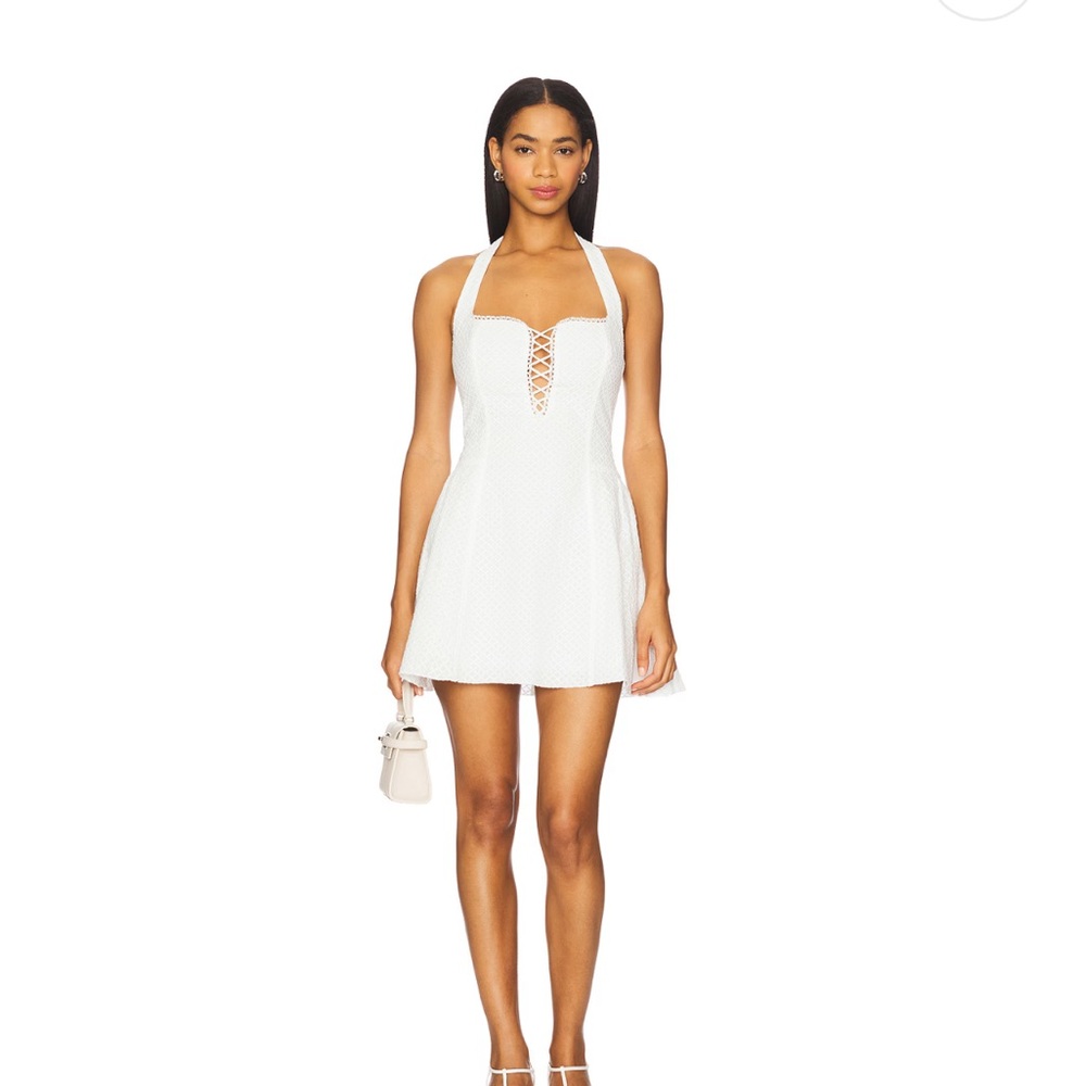 NWT REVOLVE White MICKAYLA MINI DRESS